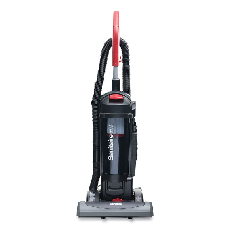 Sanitaire FORCE QuietClean Upright Vacuum SC5845B, 15" Cleaning Path, Black
