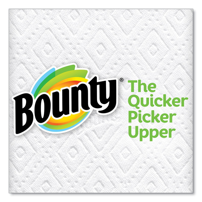 Bounty Kitchen Roll Paper Towels, 2-Ply, White, 48 Sheets/Single Plus Roll, 12 Rolls/Carton