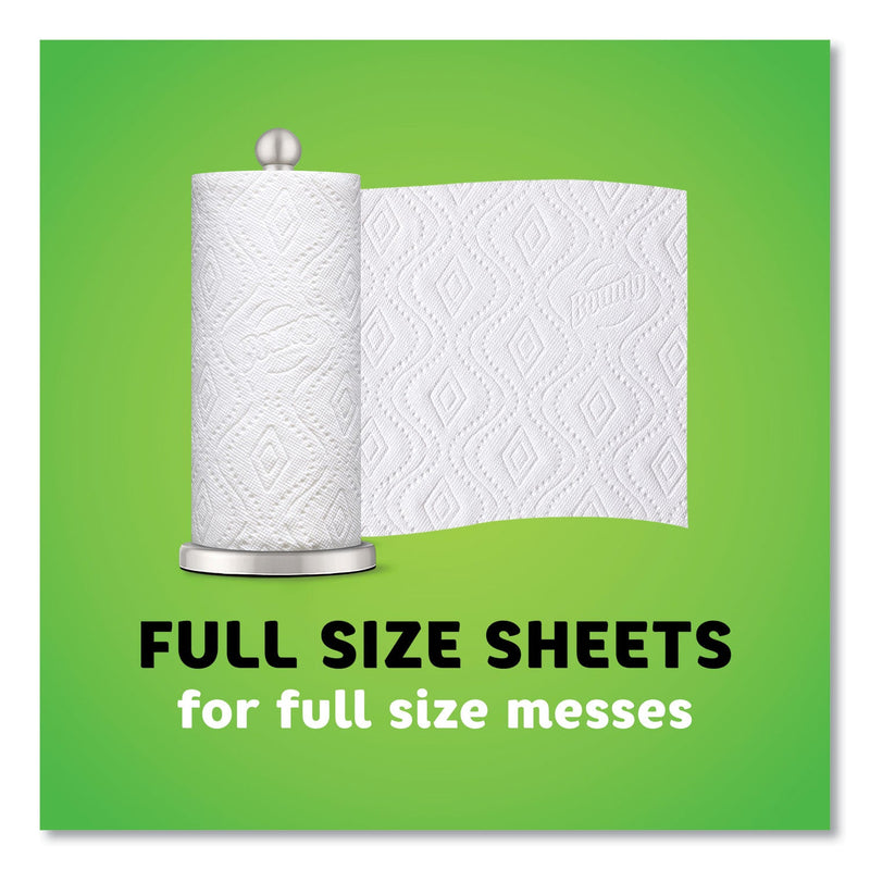 Bounty Kitchen Roll Paper Towels, 2-Ply, White, 48 Sheets/Single Plus Roll, 12 Rolls/Carton