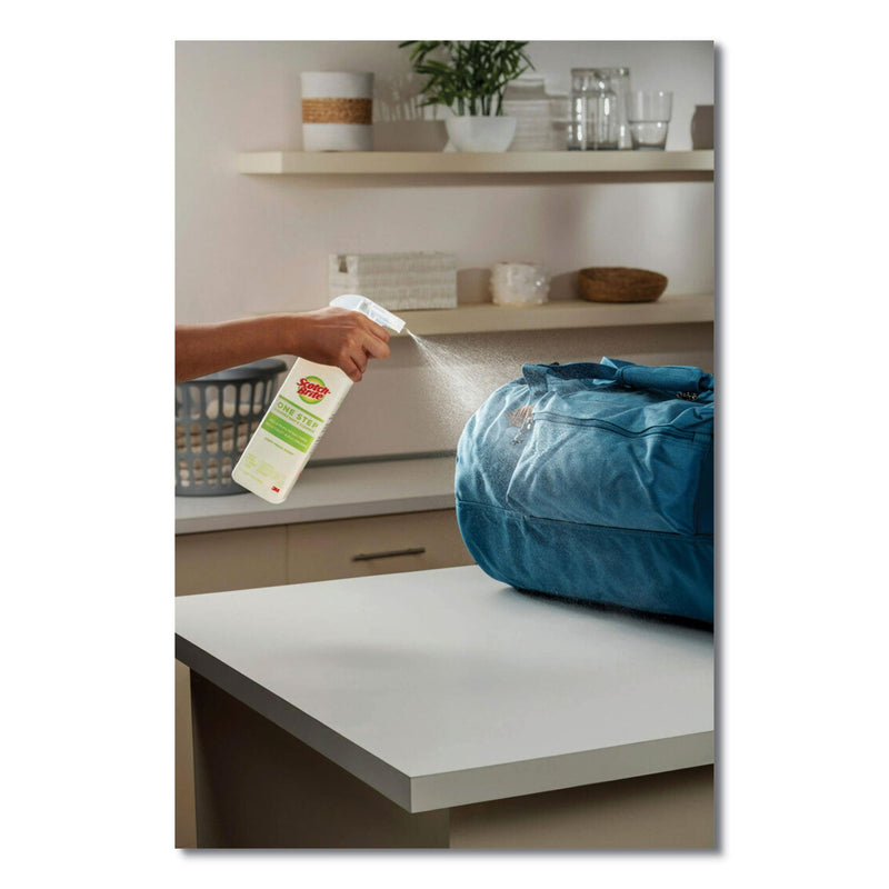 Scotch-Brite One Step Disinfectant and Cleaner, Light Fresh Scent, 28 oz Spray Bottle, 6/Carton