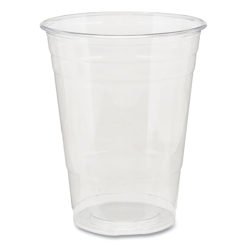 Dixie Clear Plastic PETE Cups, 16 oz, 50/Sleeve, 20 Sleeves/Carton