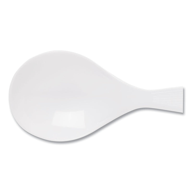 Dixie Plastic Cutlery, Heavyweight Soup Spoons, White, 1,000/Carton