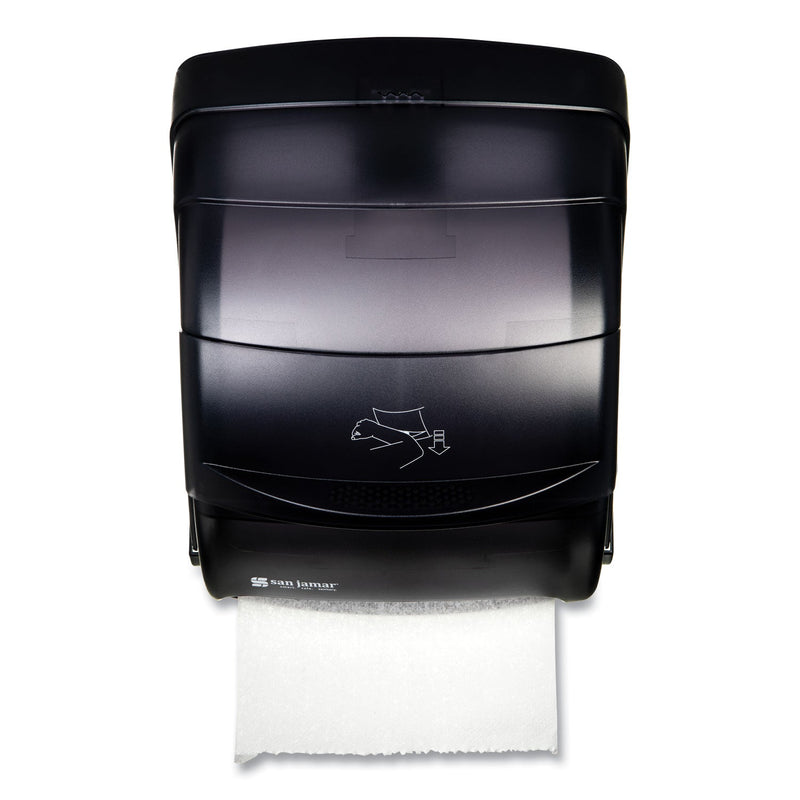 San Jamar Integra Lever Roll Towel Dispenser, 11.5 x 11.25 x 13.5, Black Pearl