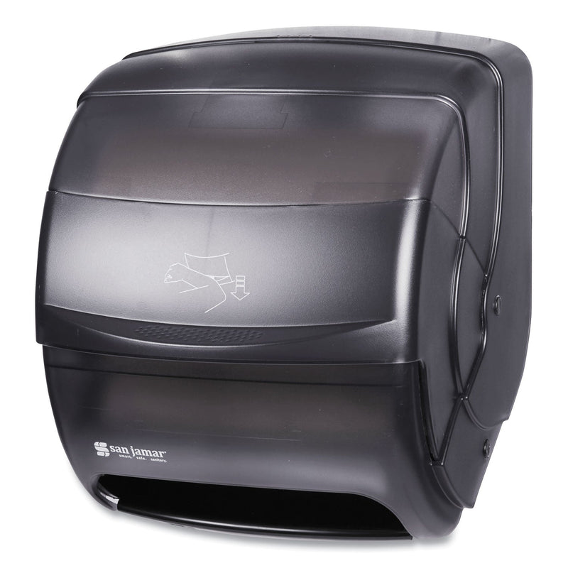 San Jamar Integra Lever Roll Towel Dispenser, 11.5 x 11.25 x 13.5, Black Pearl