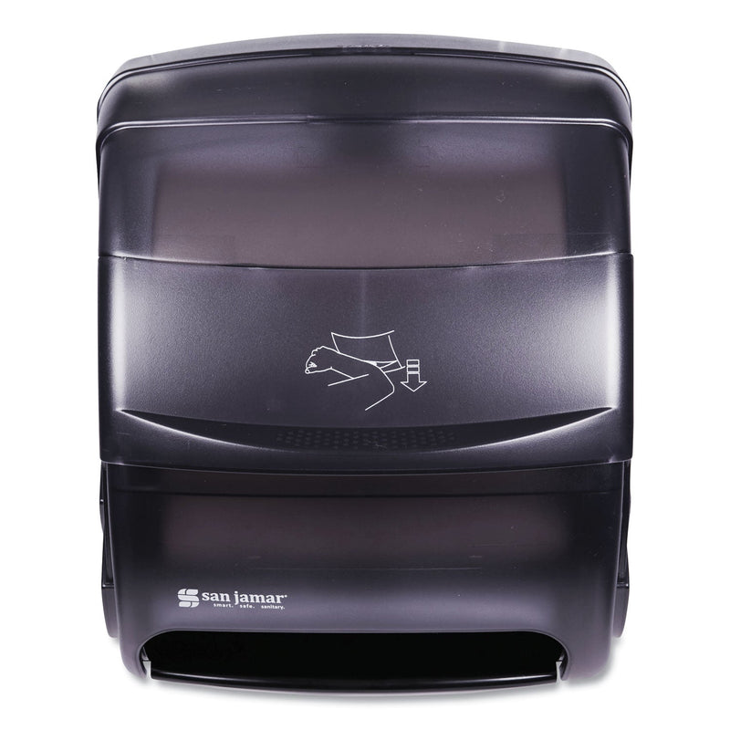 San Jamar Integra Lever Roll Towel Dispenser, 11.5 x 11.25 x 13.5, Black Pearl