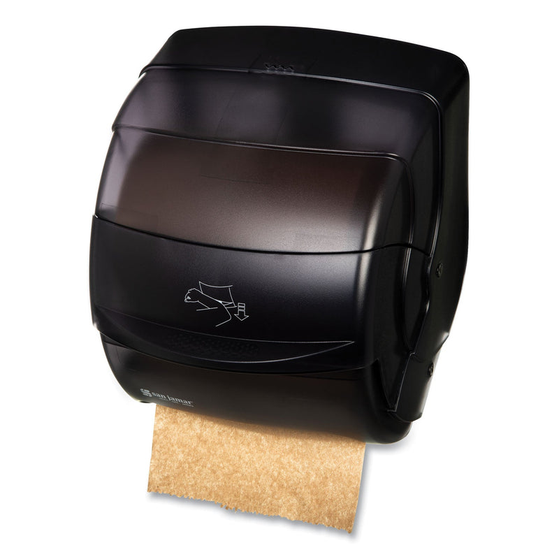 San Jamar Integra Lever Roll Towel Dispenser, 11.5 x 11.25 x 13.5, Black Pearl
