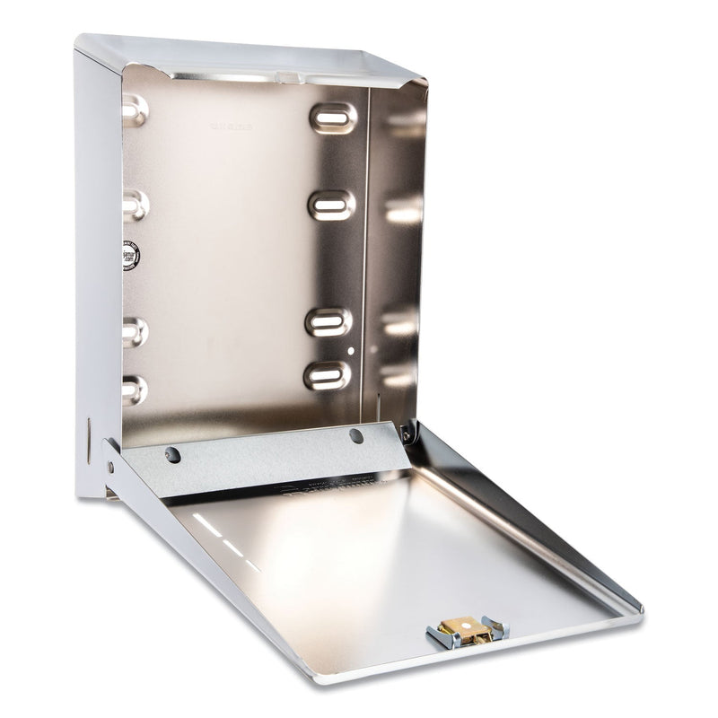 San Jamar C-Fold/Multifold Towel Dispenser, 11.38 x 4 x 14.75, Chrome