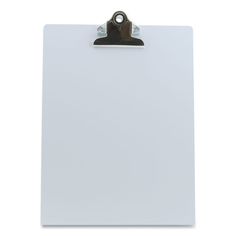 Saunders Free Standing Clipboard, Portrait Orientation, 1" Clip Capacity, Holds 8.5 x 11 Sheets, White