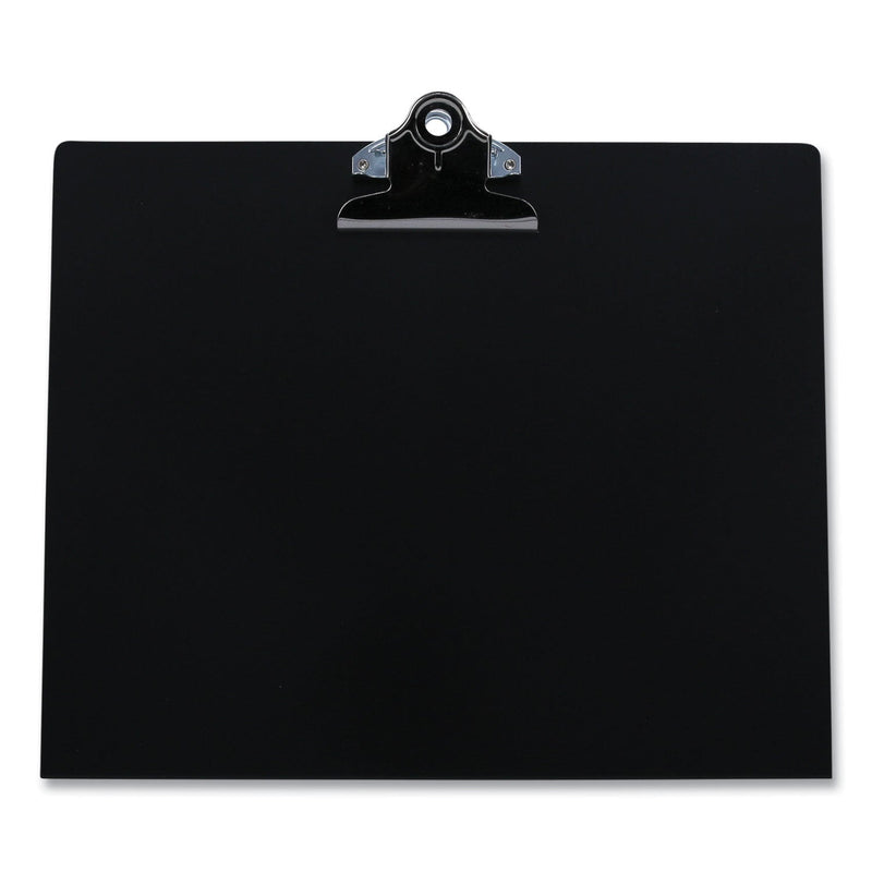 Saunders Free Standing Clipboard, Landscape Orientation, 1" Clip Capacity, Holds 11 x 8.5 Sheets, Black