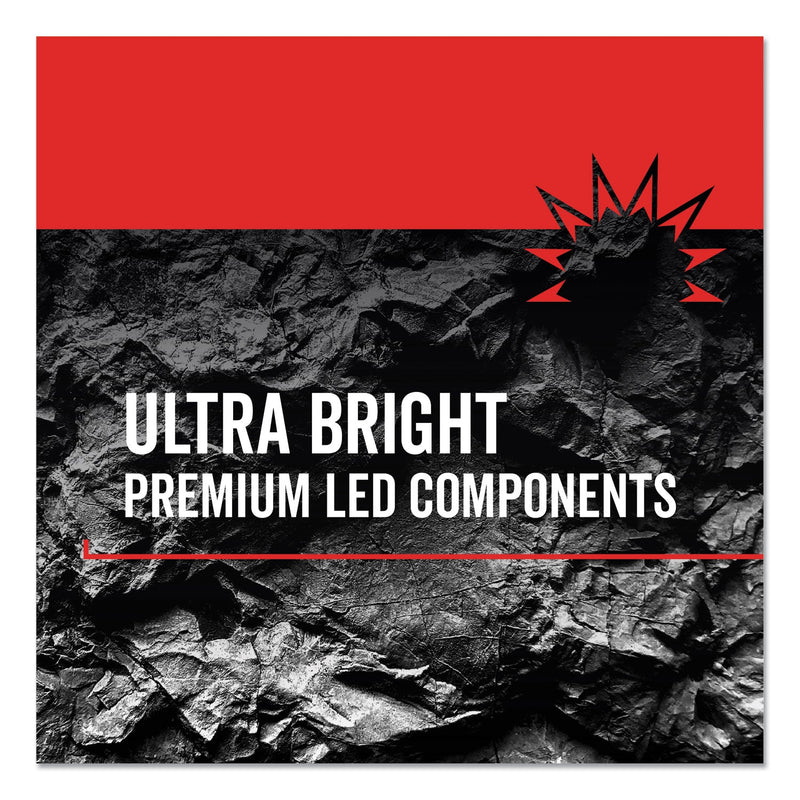 Rayovac Virtually Indestructible LED Headlight, 3 AAA Batteries (Included), 30 m Projection, Black