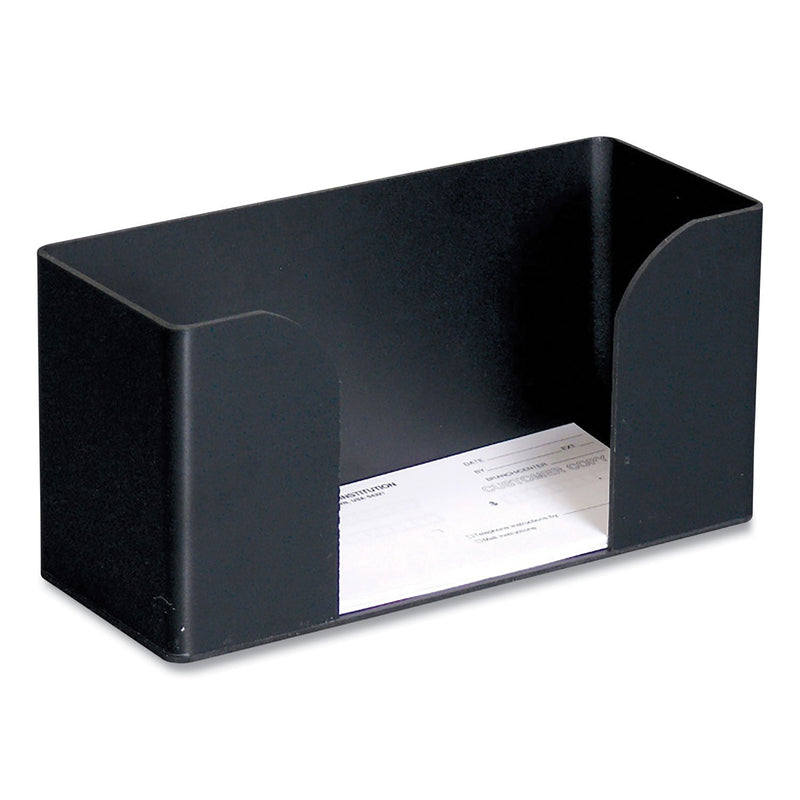 CONTROLTEK Forms Holder, For Deposit Slips, Tickets, Vouchers, Checks, ABS Plastic, Black