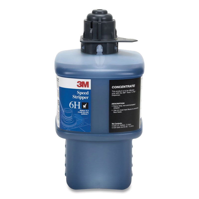 3M Speed Stripper Concentrate, 1.9 L Twist N' Fill Bottle, 6/Carton