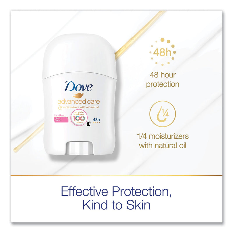 Dove Invisible Solid Antiperspirant Deodorant, Floral Scent, 0.5 oz