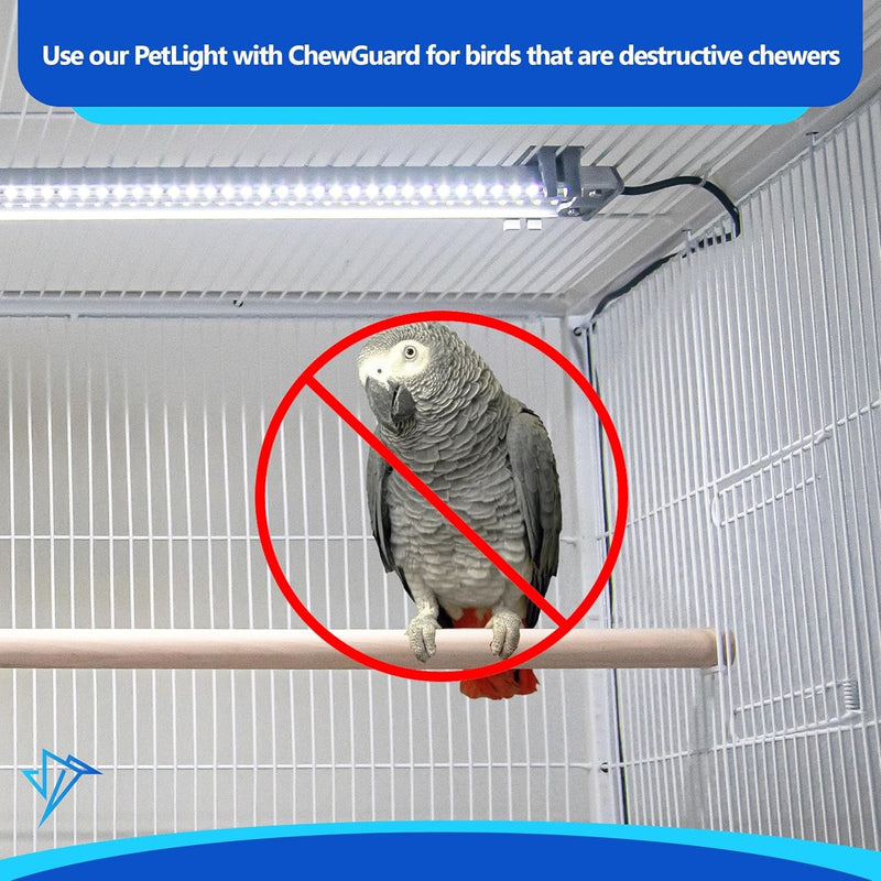 Illuminate Your Bird's World with the Happybird Full Spectrum LED Light - Safe, Easy-to-Install, and Perfect for Soft Bill Birds