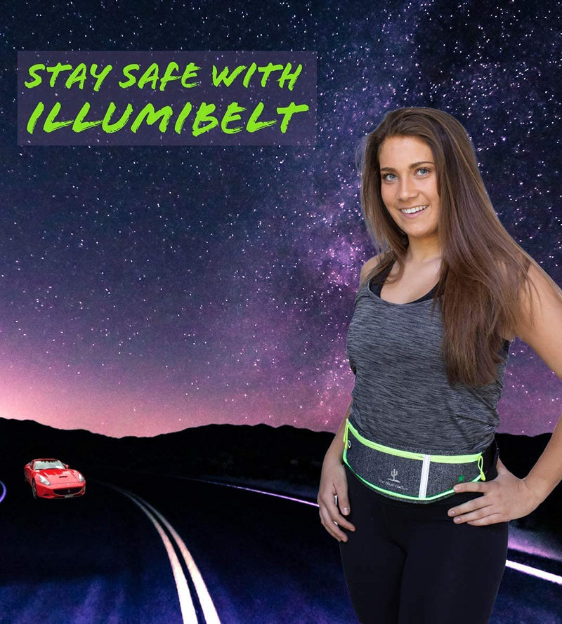 Night-Safety LED Waist Band for Running & Jogging