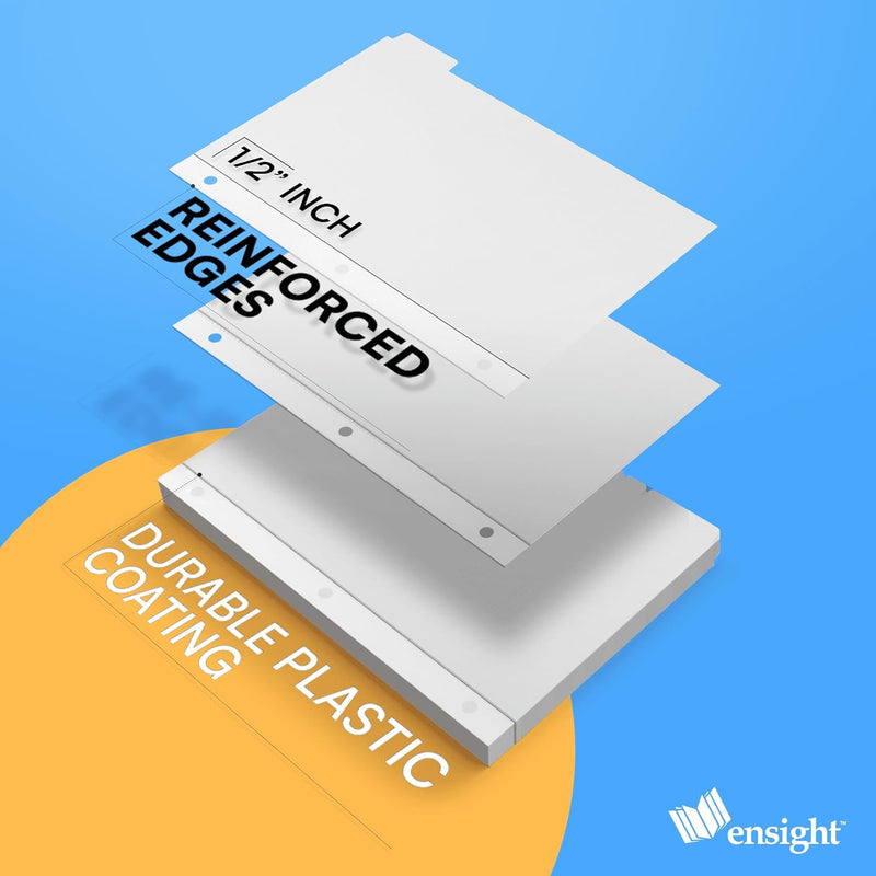 Ensight 3 Ring Page Dividers, binder dividers