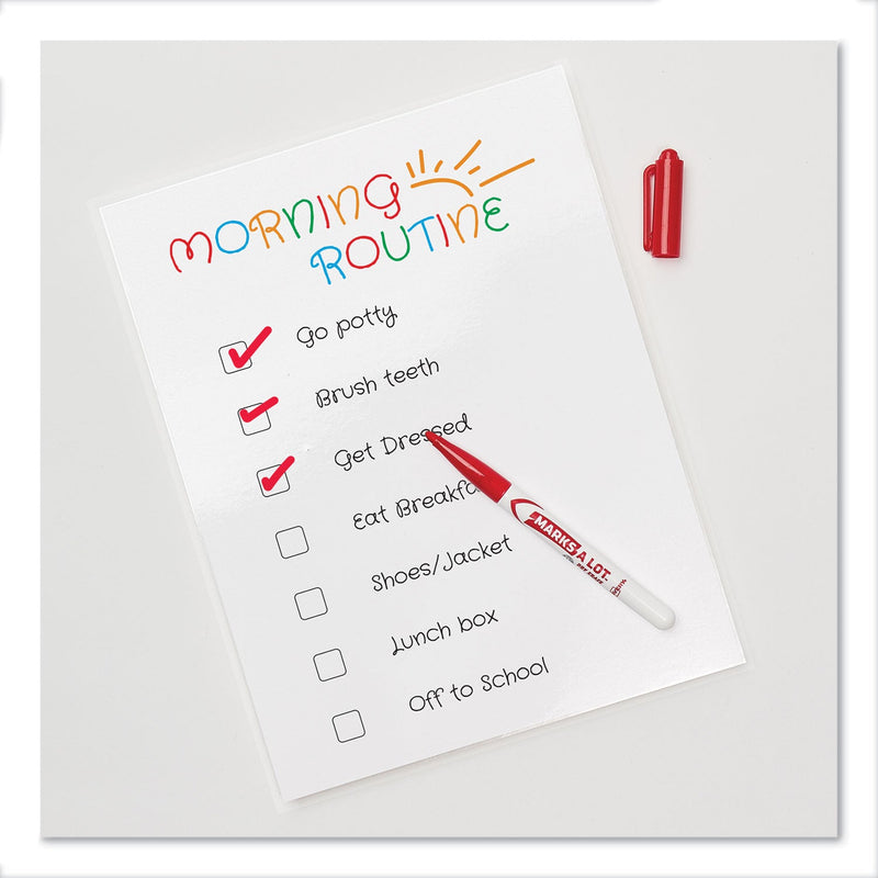 Avery Clear Self-Adhesive Laminating Sheets, 3 mil, 9" x 12", Matte Clear, 50/Box