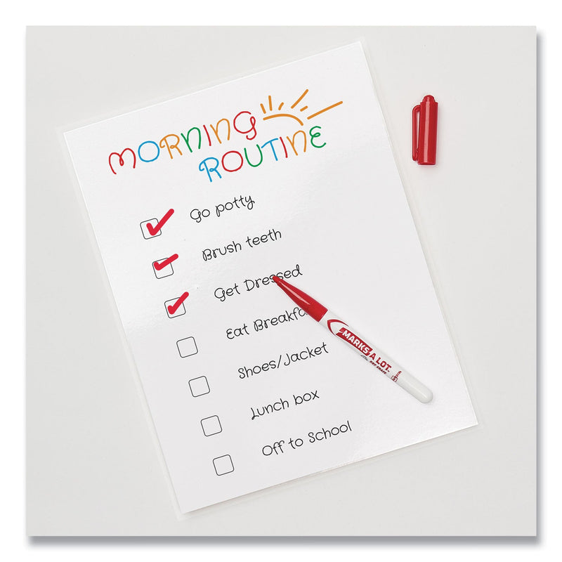 Avery Clear Self-Adhesive Laminating Sheets, 3 mil, 9" x 12", Matte Clear, 10/Pack