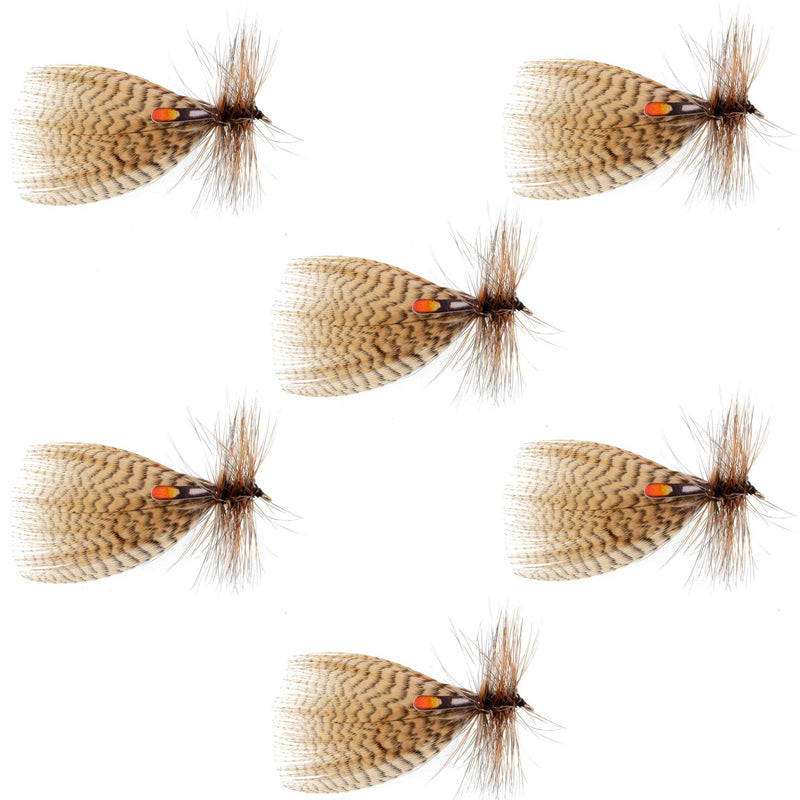 Hornberg Special Streamer or Dry Fly - 6 Flies - Hook Size 8