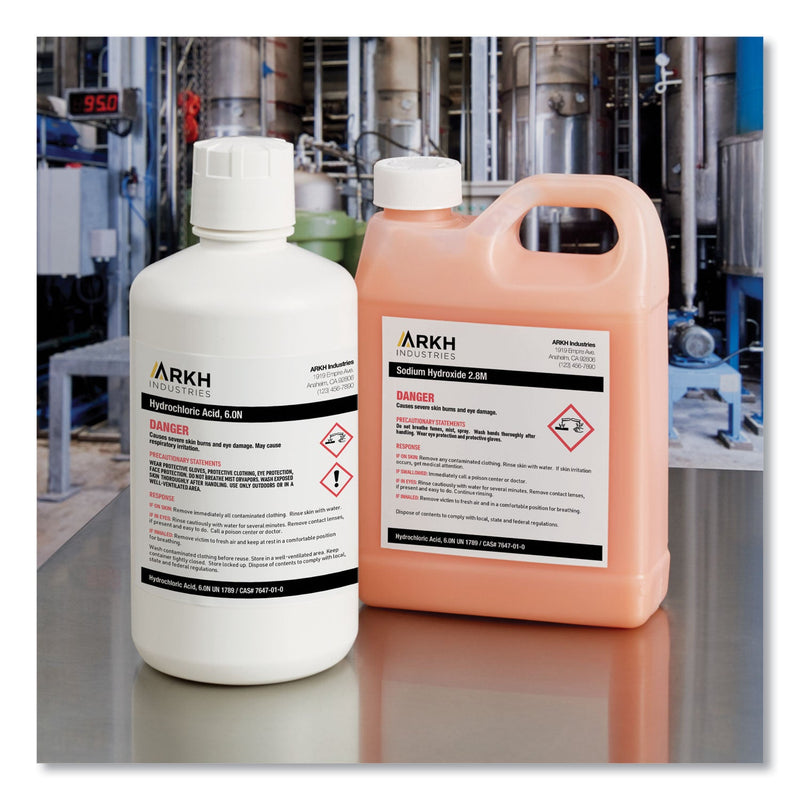 Avery UltraDuty GHS Chemical Waterproof and UV Resistant Labels, 4 x 4, White, 4/Sheet, 50 Sheets/Box