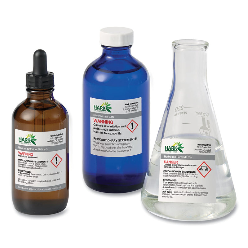 Avery UltraDuty GHS Chemical Waterproof and UV Resistant Labels, 2 x 2, White, 12/Sheet, 50 Sheets/Pack