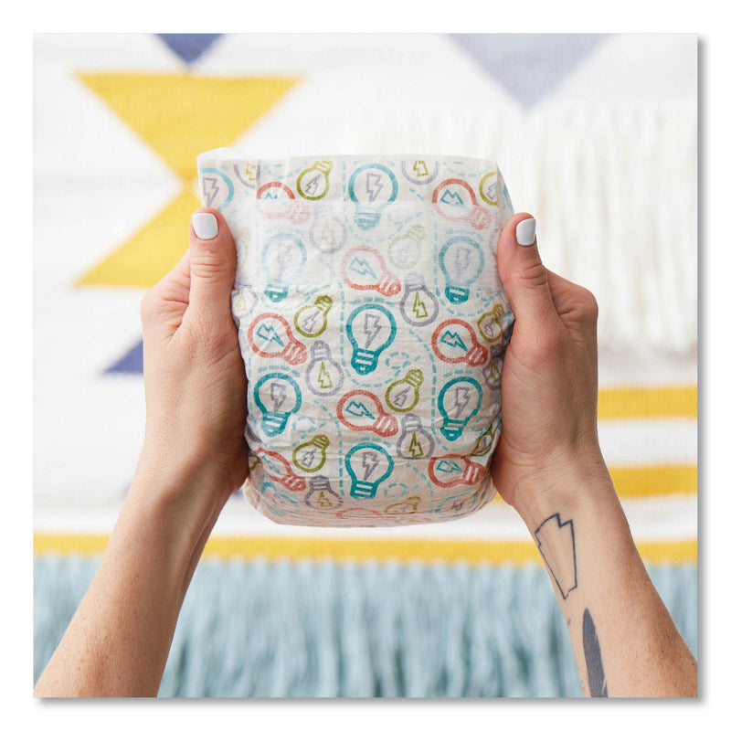 Seventh Generation Free and Clear Baby Diapers, Size 4, 20 lbs to 32 lbs, 25/Pack, 4 Packs/Carton