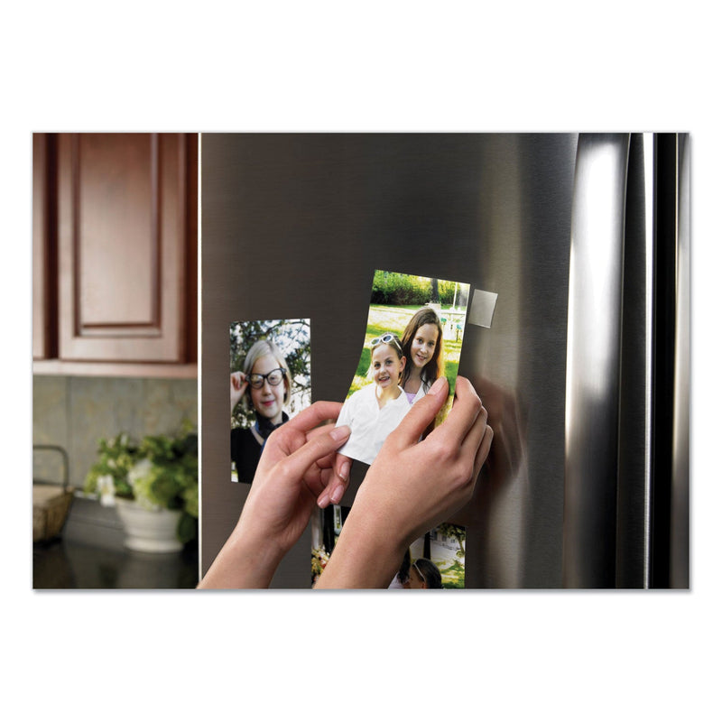 Scotch Restickable Mounting Tabs, Repositionable, Holds Up to 0.6 lb, 0.88 x 0.88, Clear, 18/Pack