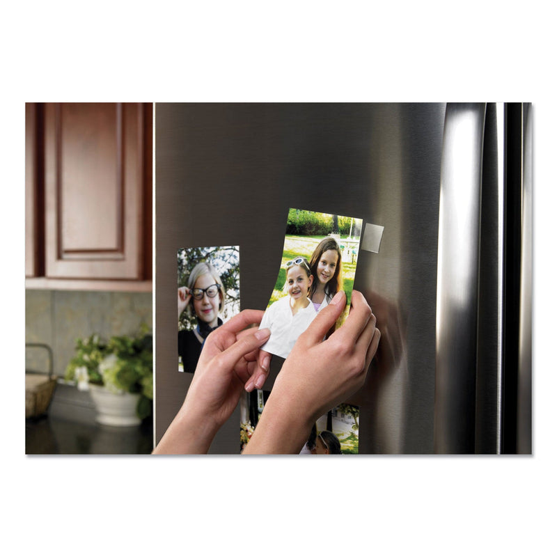 Scotch Restickable Mounting Tabs, Removable, Holds Up to 1 lb, 1 x 3, Clear, 6/Pack