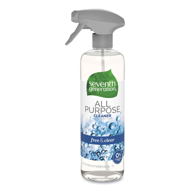 Seventh Generation Natural All-Purpose Cleaner, Free and Clear/Unscented, 23 oz Trigger Spray Bottle