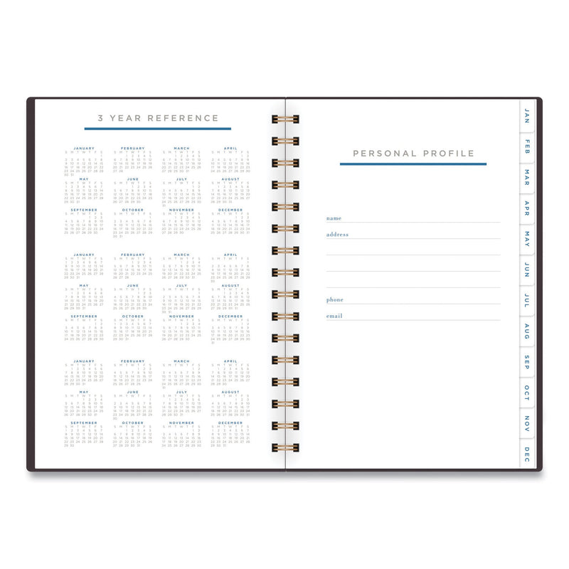 AT-A-GLANCE Signature Lite Weekly/Monthly Planner, 8.5 x 5.75, Maroon Cover, 12-Month (Jan to Dec): 2023