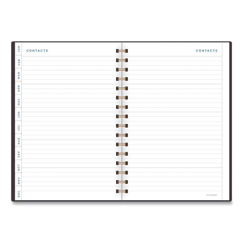 AT-A-GLANCE Signature Lite Weekly/Monthly Planner, 8.5 x 5.75, Maroon Cover, 12-Month (Jan to Dec): 2023