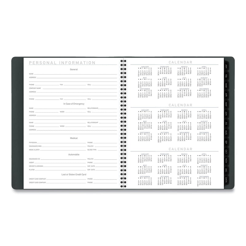 AT-A-GLANCE Contemporary Weekly/Monthly Planner, 11 x 8.25, Forest Green Cover, 12-Month (Jan to Dec): 2023