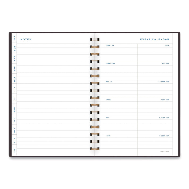 AT-A-GLANCE Signature Lite Weekly/Monthly Planner, 8.5 x 5.75, Maroon Cover, 12-Month (Jan to Dec): 2023