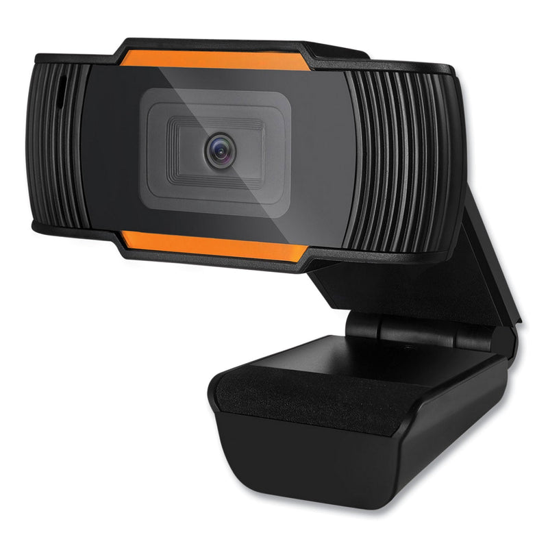 Adesso CyberTrack H2 480P Webcam with Microphone 300K, 1280 pixels x 720 pixels, 0.3 Mpixels, Black