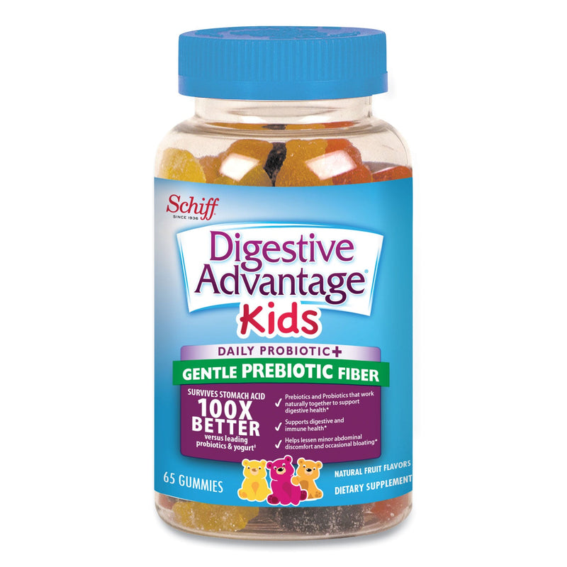 Digestive Advantage Prebiotic Plus Probiotic, Kids Gummies, 65 Count