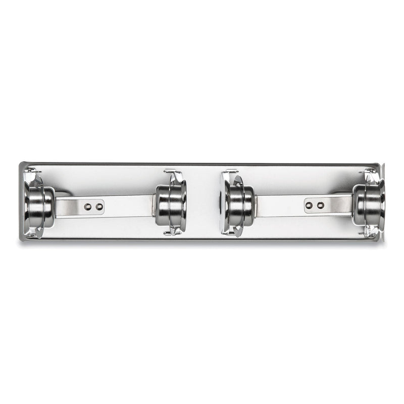 San Jamar Locking Toilet Tissue Dispenser, 12.38 x 4.5 x 2.75, Chrome