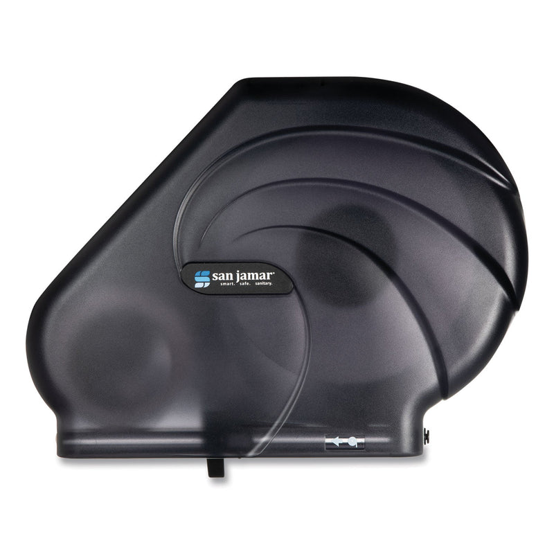 San Jamar Oceans Reserva Jumbo Tissue Dispenser with Stub, 16.75 x 5.5 x 12.25, Black Pearl
