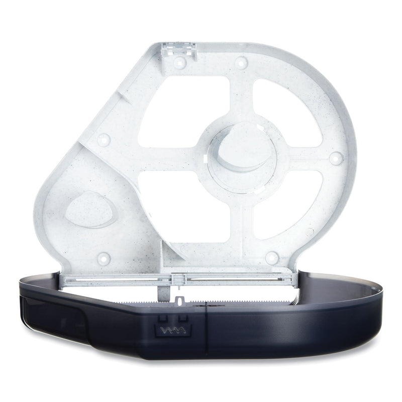 San Jamar Quantum 12"-13" JBT Dispenser, Classic, 22 x 5.88 x 16.5, Transparent Black Pearl