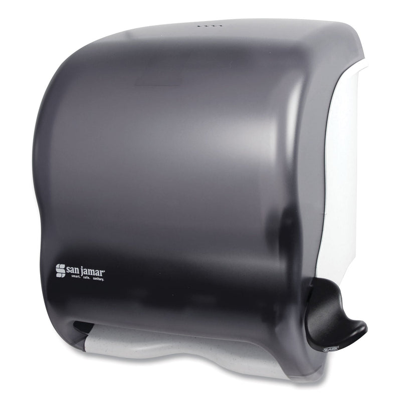 San Jamar Element Lever Roll Towel Dispenser, Classic, 12.5 x 8.5 x 12.75, Black Pearl