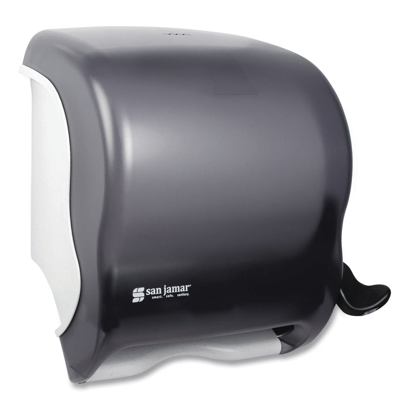 San Jamar Element Lever Roll Towel Dispenser, Classic, 12.5 x 8.5 x 12.75, Black Pearl
