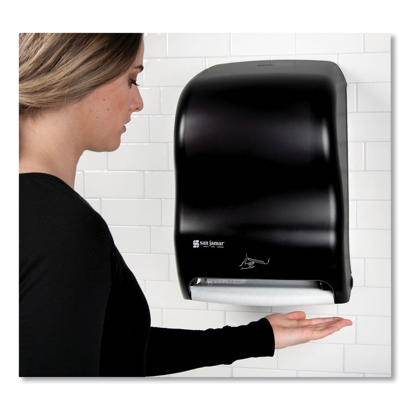 San Jamar Smart System with iQ Sensor Towel Dispenser, 11.75 x 9 x 15.5, Black Pearl