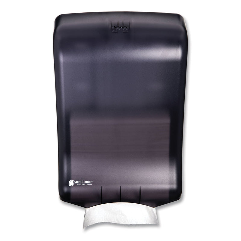 San Jamar Ultrafold Multifold/C-Fold Towel Dispenser, Classic, 11.75 x 6.25 x 18, Black Pearl