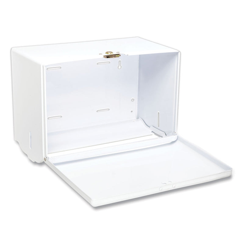San Jamar Singlefold Paper Towel Dispenser, 10.75 x 6 x 7.5, White