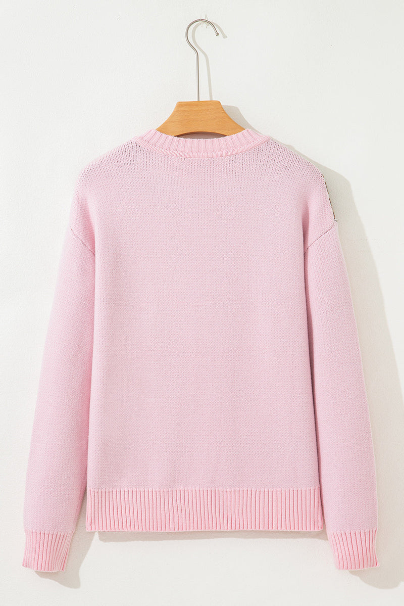 Grehara Man Print Casual Sweater