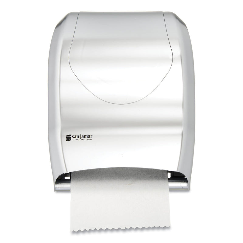 San Jamar Tear-N-Dry Touchless Roll Towel Dispenser, 16.75 x 10 x 12.5, Silver