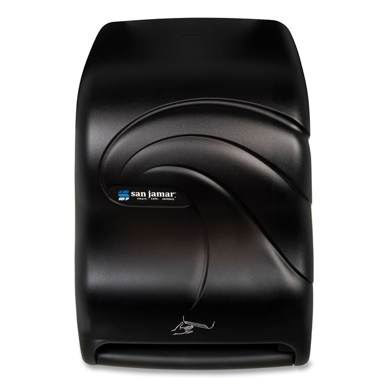 San Jamar Smart System with iQ Sensor Towel Dispenser, 11.75 x 9.25 x 16.5, Black Pearl