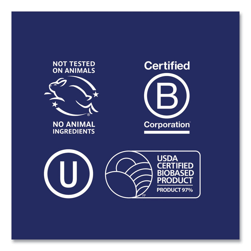 Seventh Generation Liquid Laundry Detergent, Free and Clear Scent, 1 gal Bottle, 2/Carton