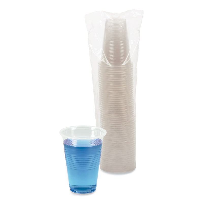 Boardwalk Translucent Plastic Cold Cups, 16 oz, Polypropylene, 50 Cups/Sleeve, 20 Sleeves/Carton