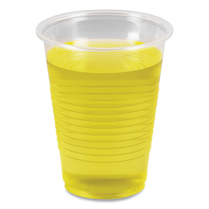 Boardwalk Translucent Plastic Cold Cups, 7 oz, Polypropylene, 100 Cups/Sleeve, 25 Sleeves/Carton