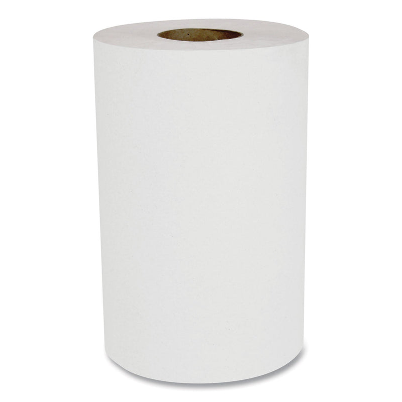 Boardwalk Hardwound Paper Towels, Nonperforated, 1-Ply, 8" x 350 ft, White, 12 Rolls/Carton